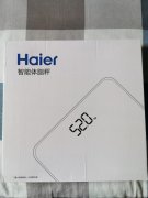 haier海爾體脂秤好不好用哪款比較好，型號C16一體纖薄機身簡潔美觀，測量數據精準